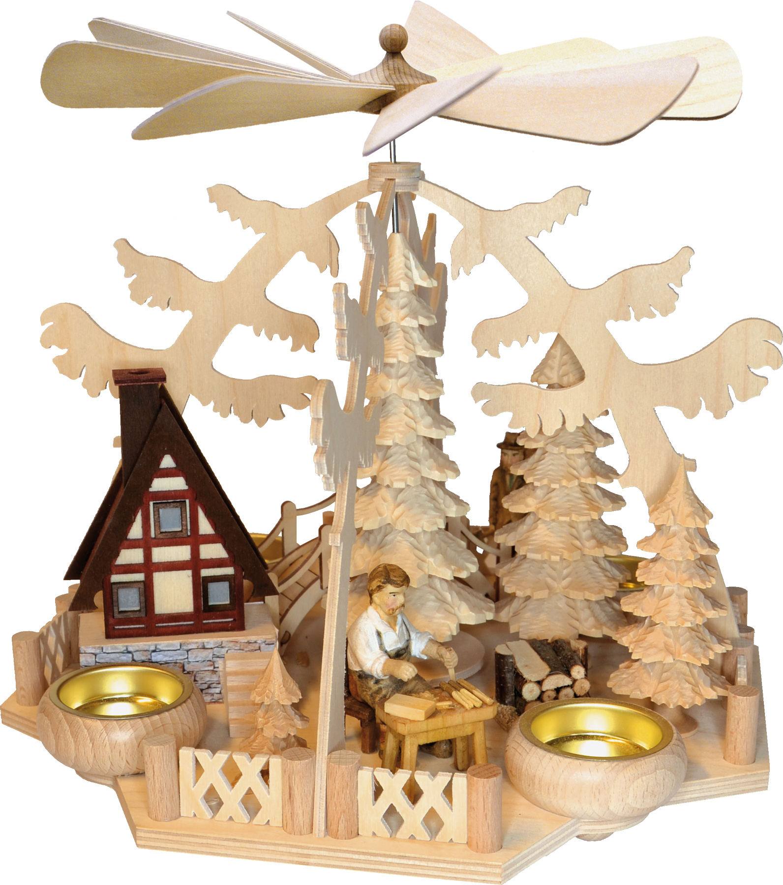 Tree pyramid, Am Waldbach