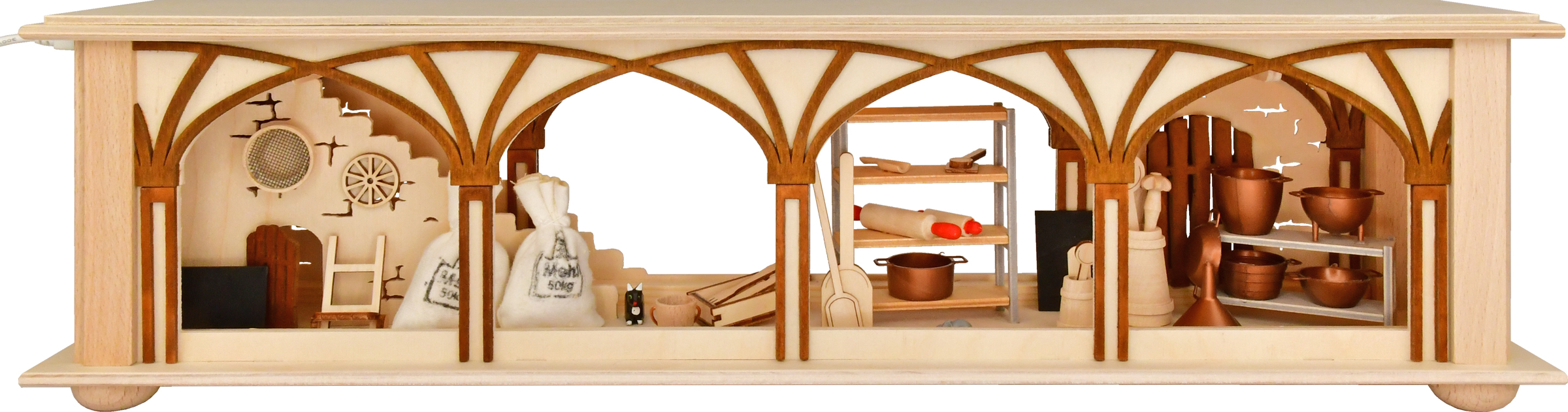 Raumleuchte klein, Mehlkammer