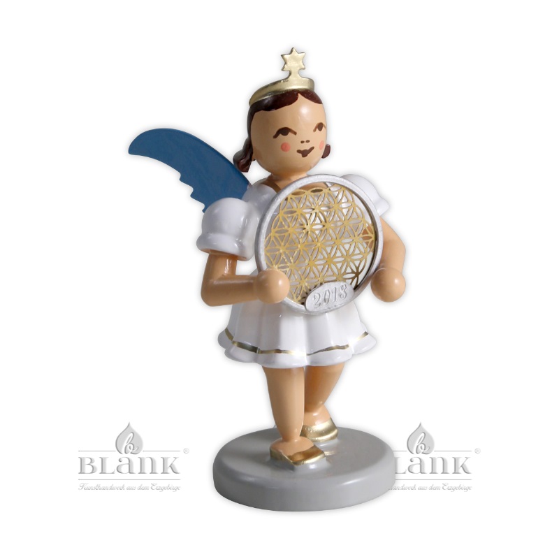 Kurzrockengel Blume des Lebens farbig So