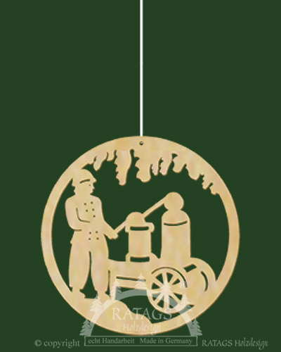 Décoration de fenêtre, pompe à eau