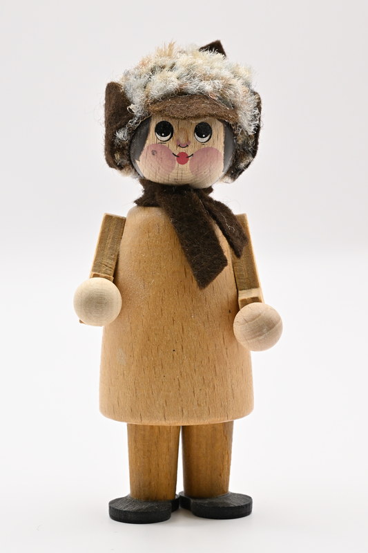 Large figure, boy with cap, standing, H 10 cm