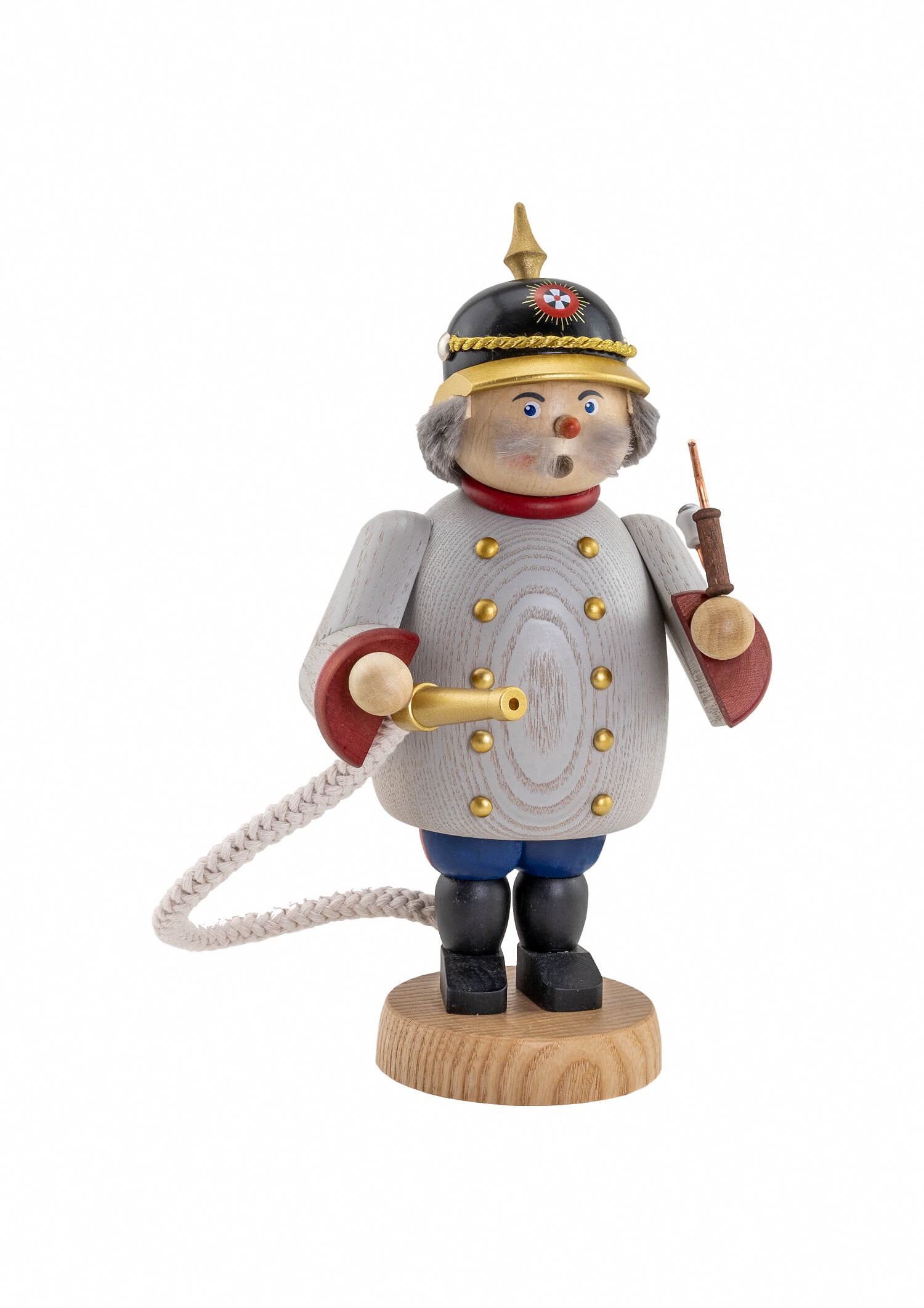 Cosy fireman incense burner figure