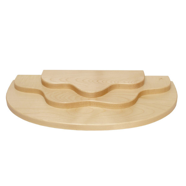 Musician's plate, natural, 45 x 24 x 4.5 cm