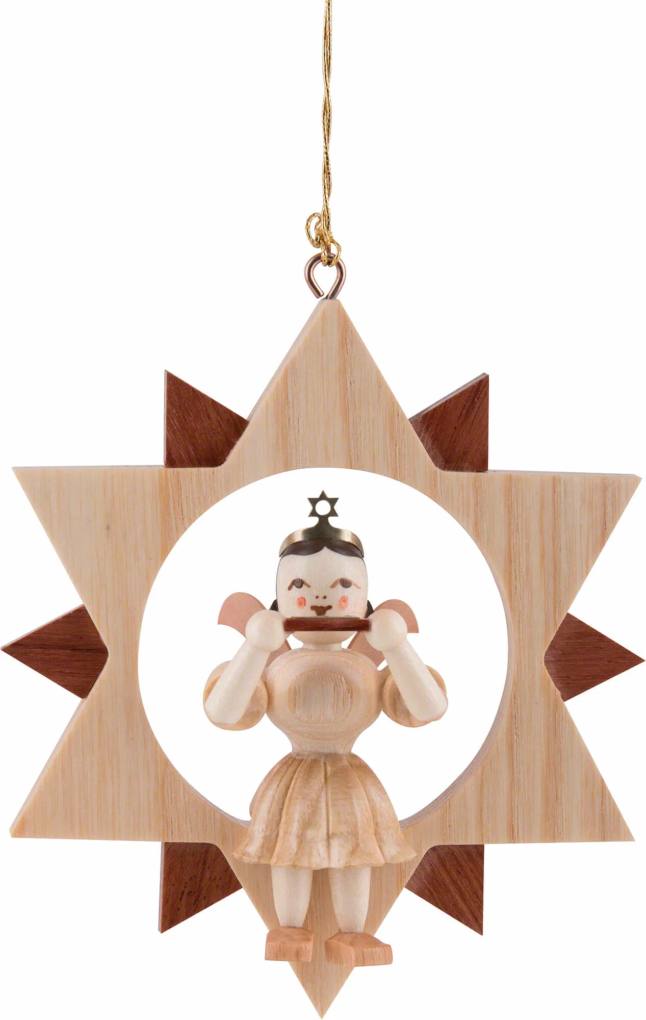 Angel in a star, harmonica 9 cm