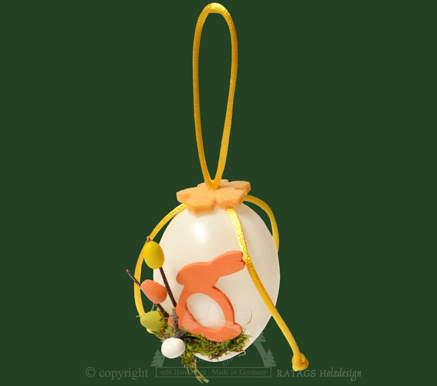 Tree decoration Easter decoration egg made of plastic, with accessories