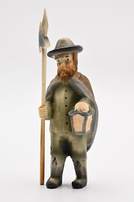 Natvagt, farvet, grøn, 75 mm