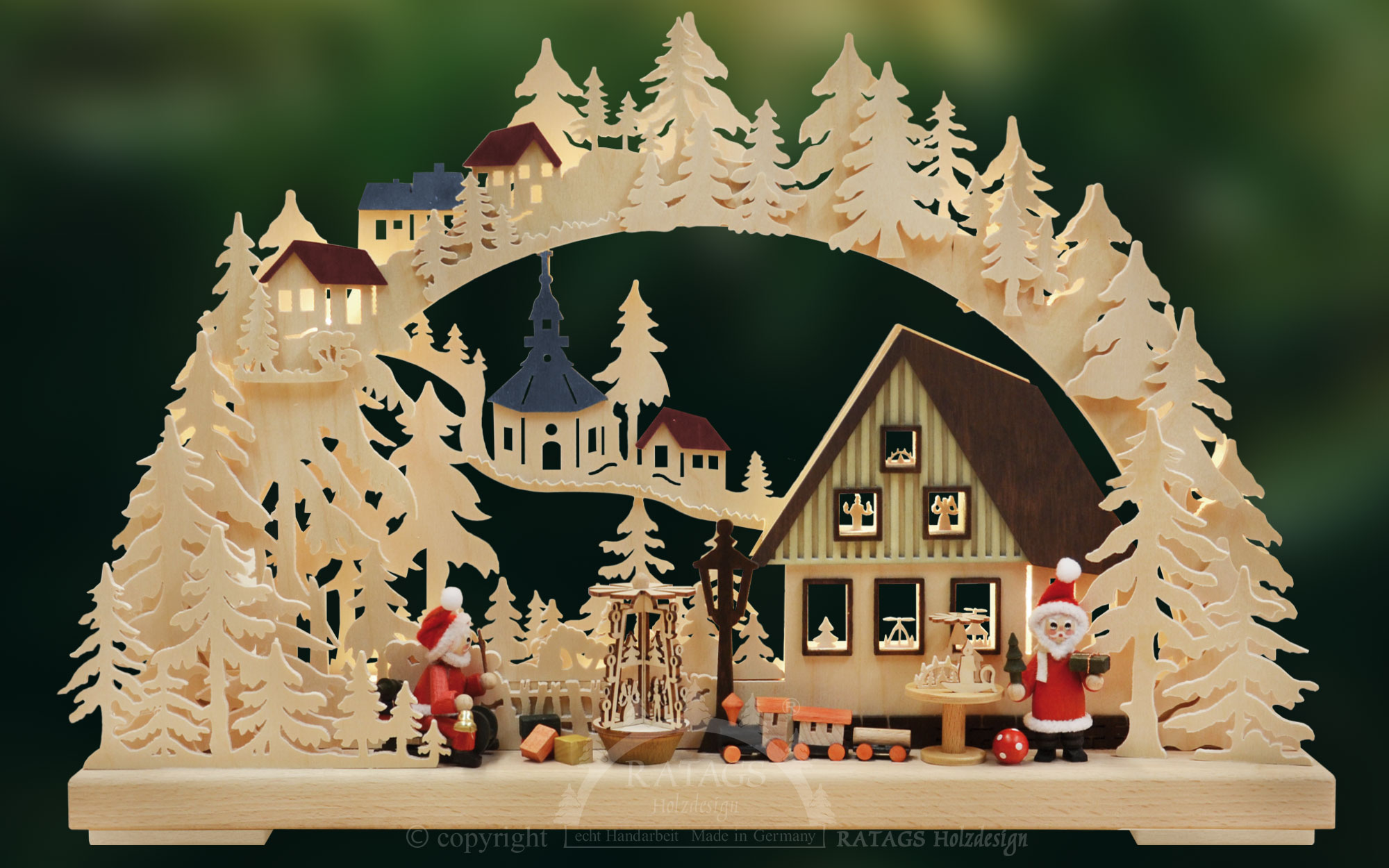 3D-Schwibbogen klein, Weihnachtswerkstatt