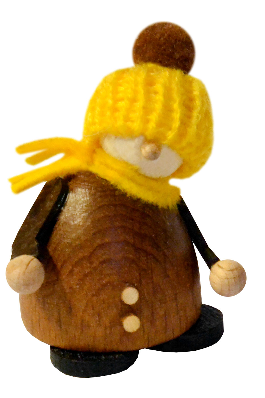 Figur, Molli Wiki, braun, gelbe Mütze