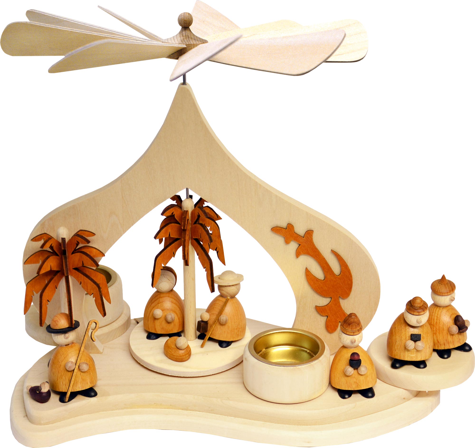 Solid wood pyramid, Holy Family