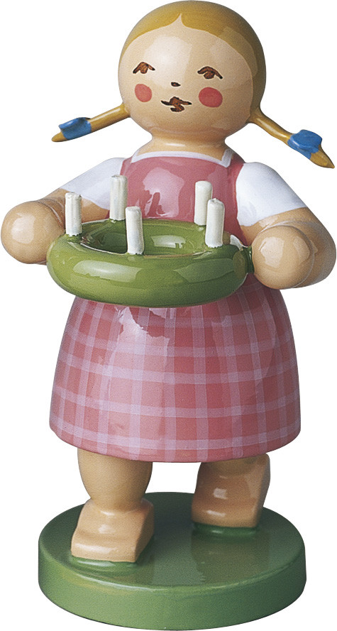 Mädchen mit Kranz