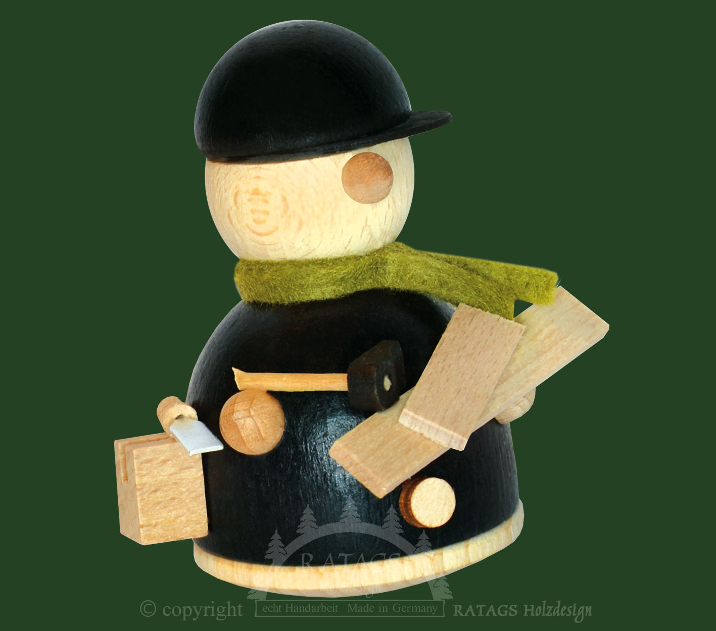 Dancing and wobbling Molli, carpenter's pencil