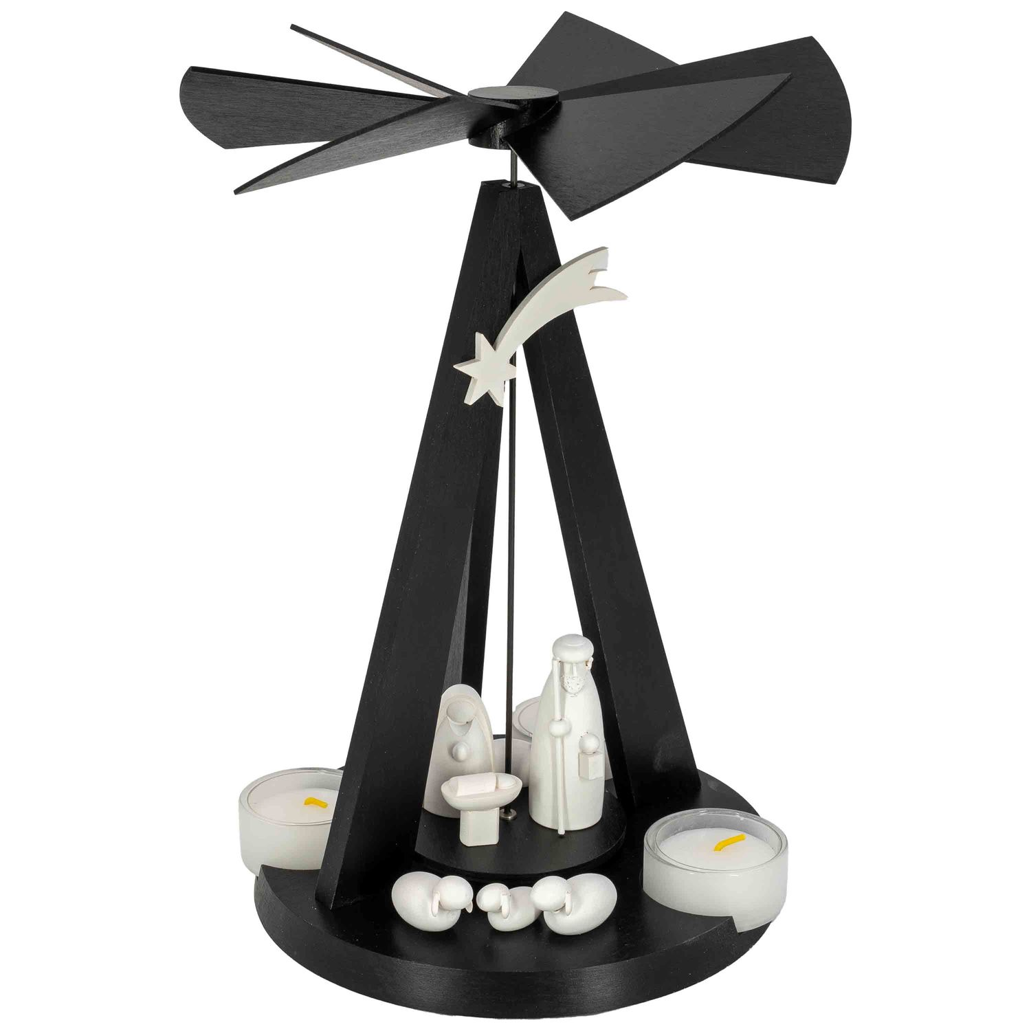 Schalling Mini-Delta-Pyramide Black - Christi Geburt