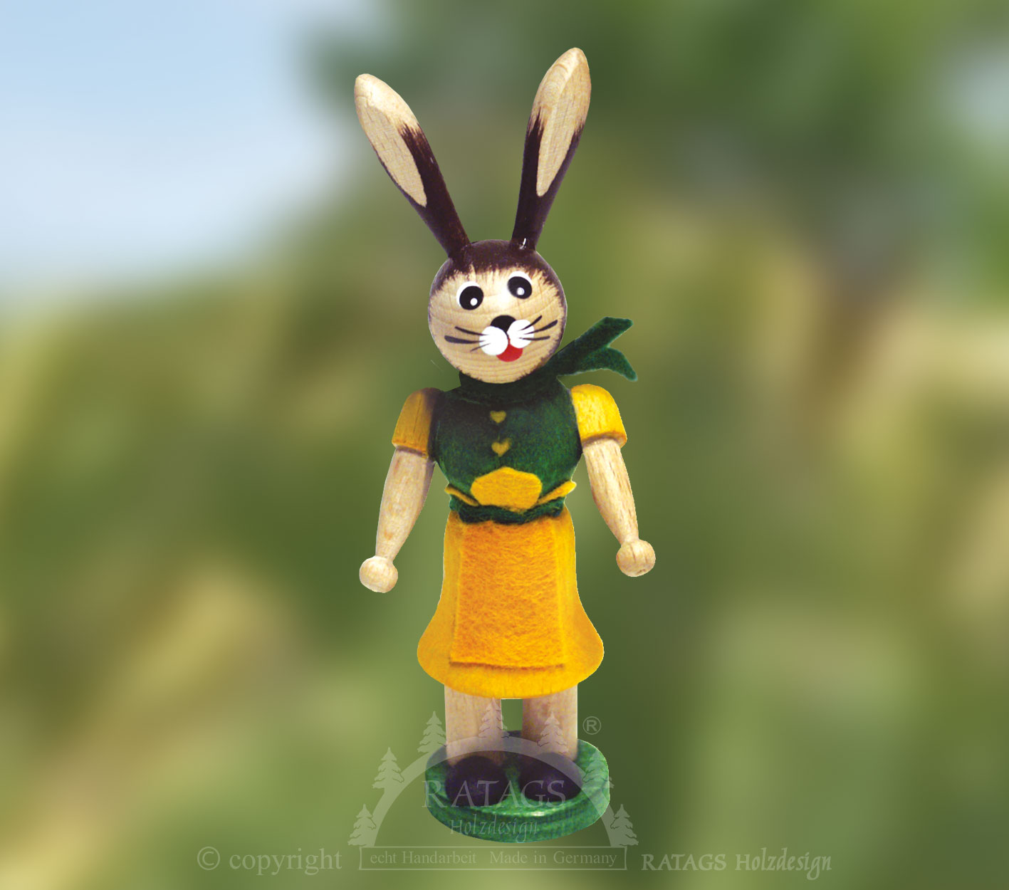 Menina coelho, amarela