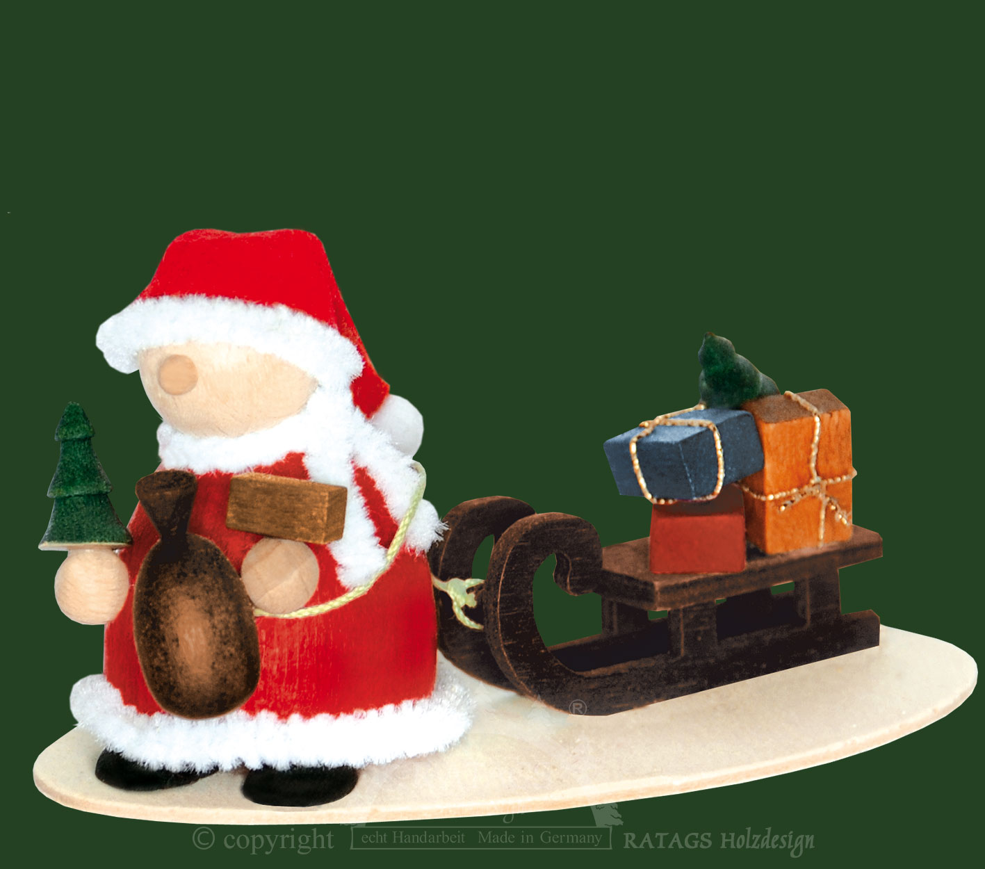 Molli, Junge Linie - Weihnachtmann rot,