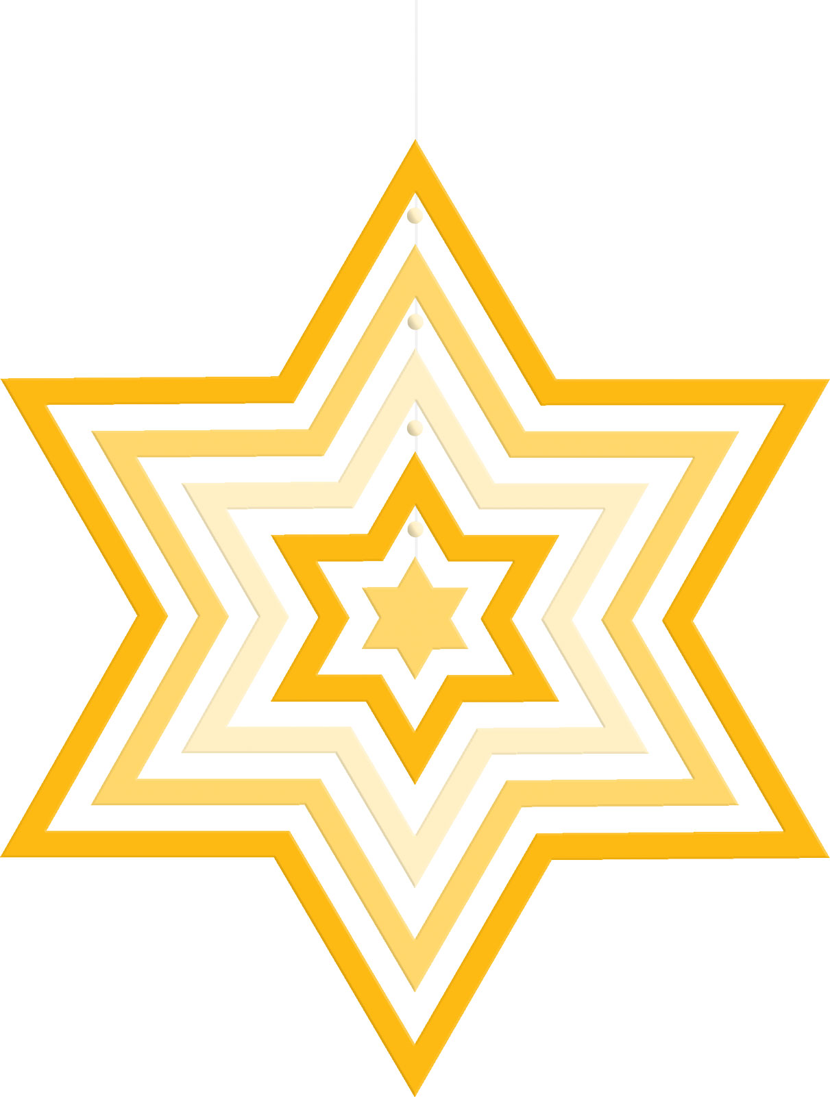 Wind chime for crafting, star