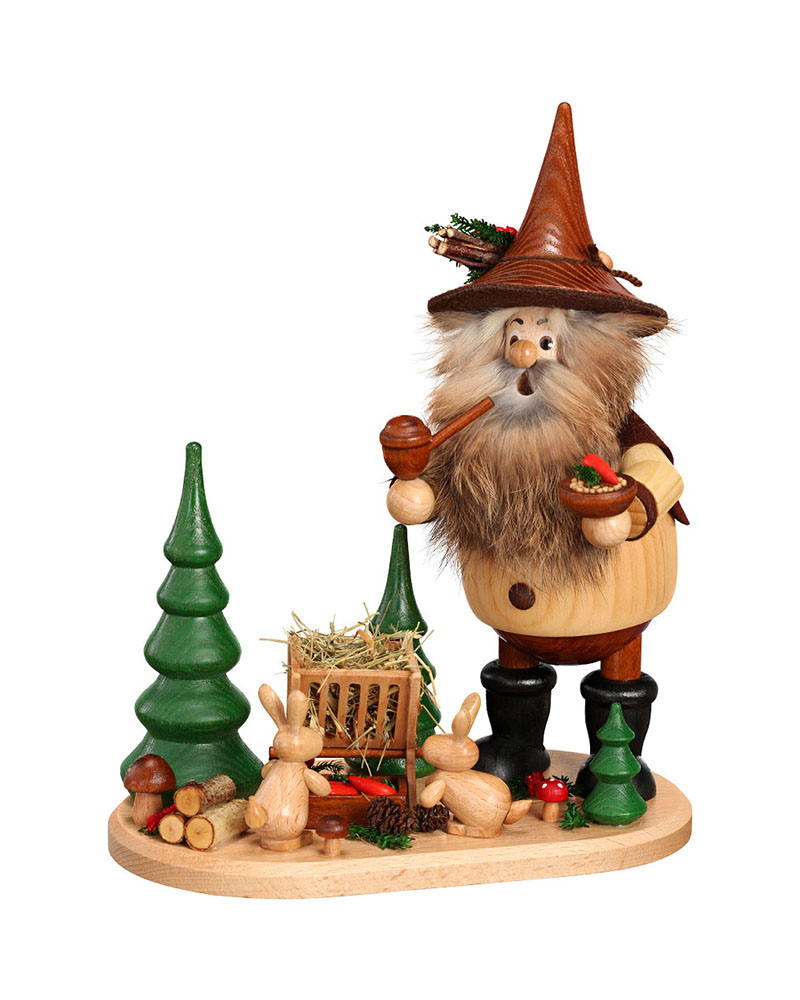 Forest gnomes at the feeding trough