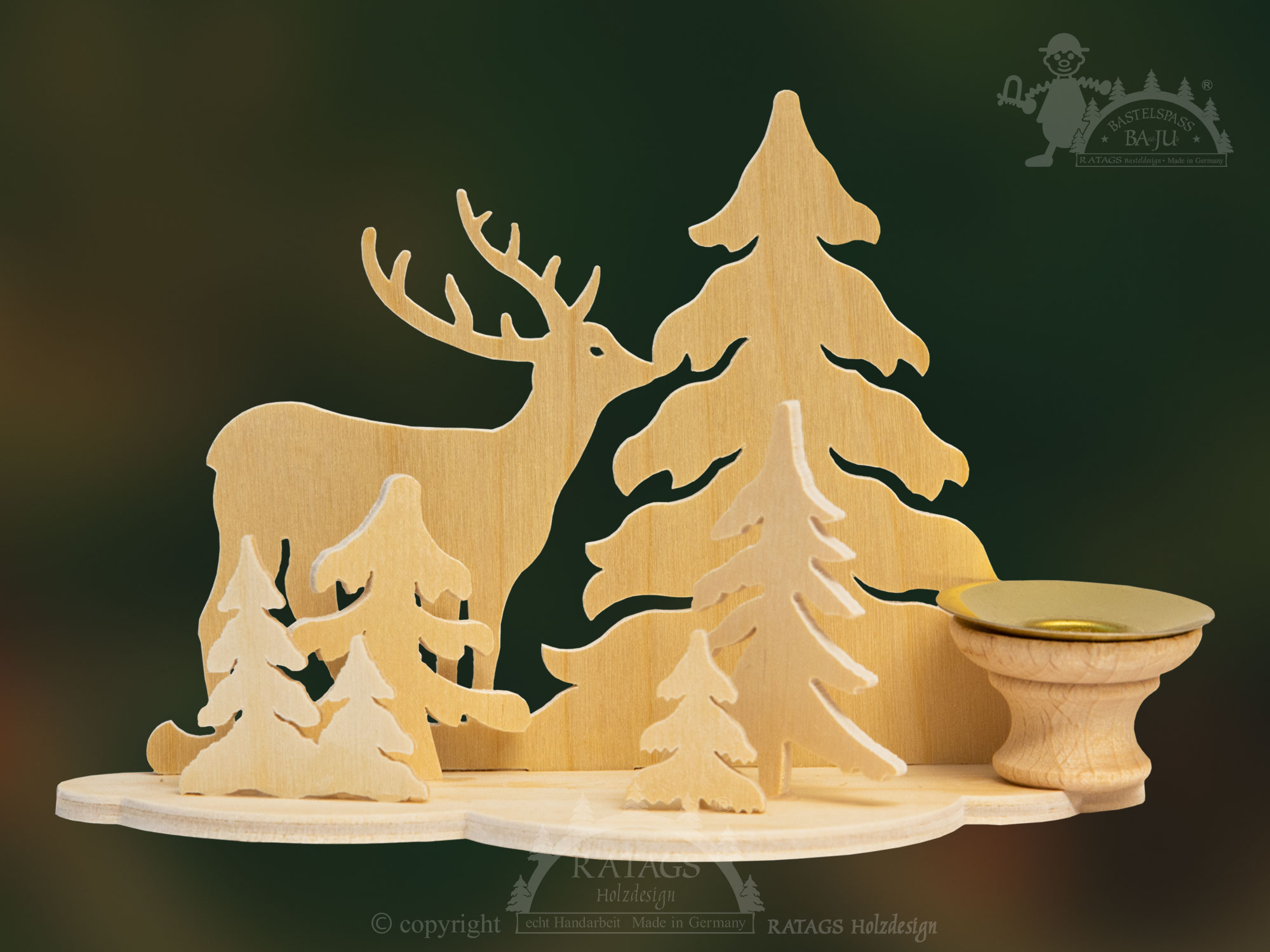 Tischschmuck zum Basteln, Wolke Hirsch