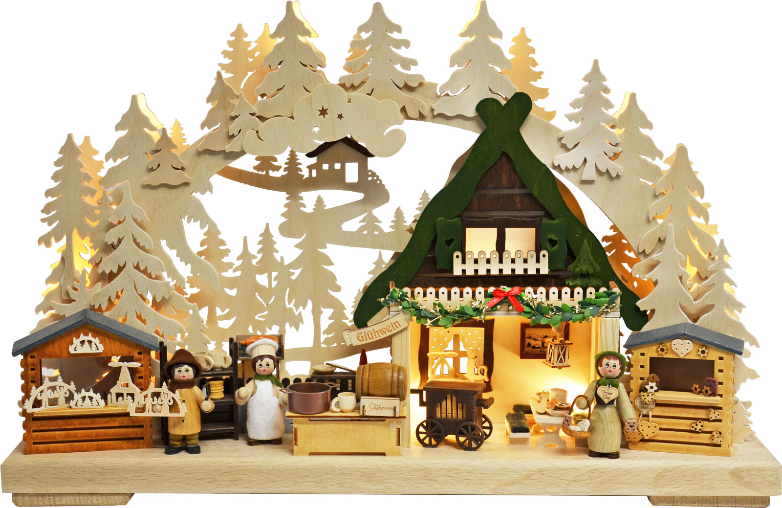 Small 3D Schwibbogen, St. Nicholas Market