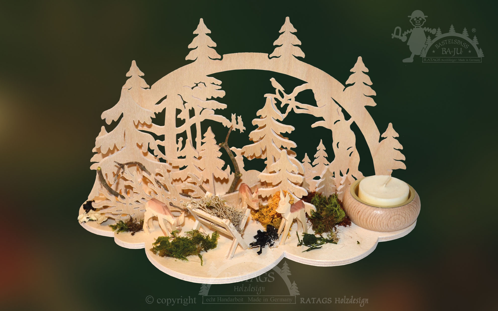 Tischschmuck zum Basteln