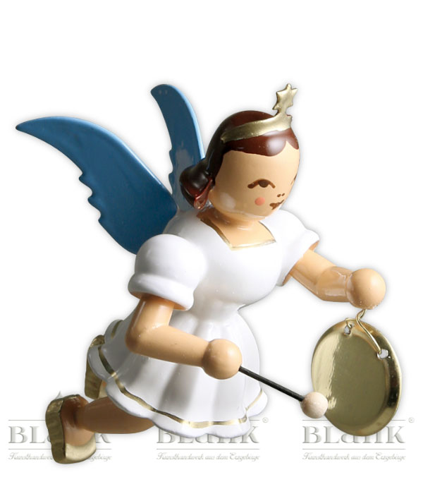 Floating angel gong, coloured