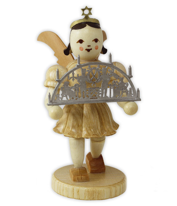 Angel with candle arch