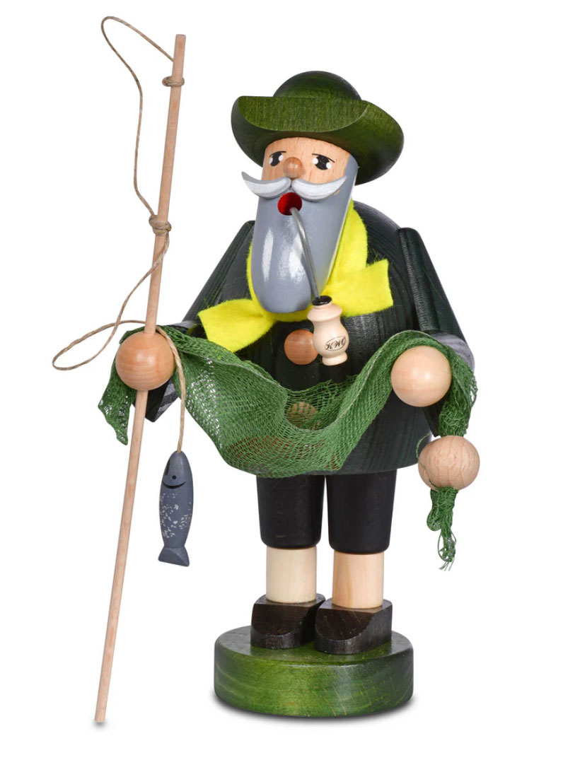 Fisherman, incense burner