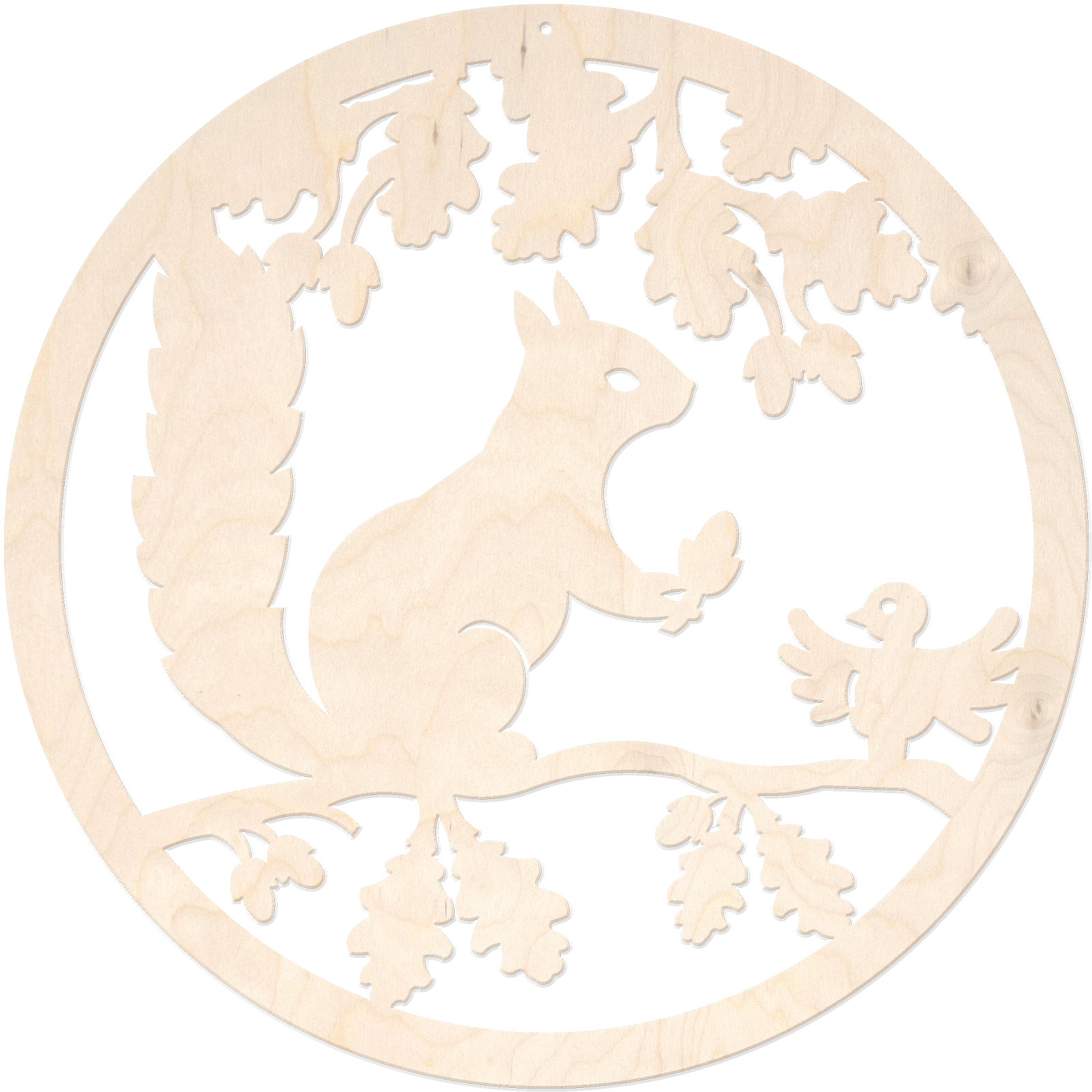 Window picture, squirrel