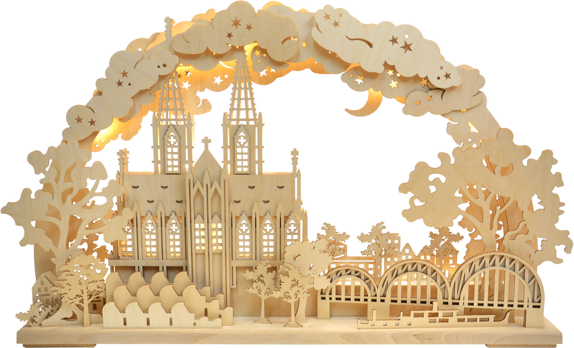 3D candle arch, large, Cologne