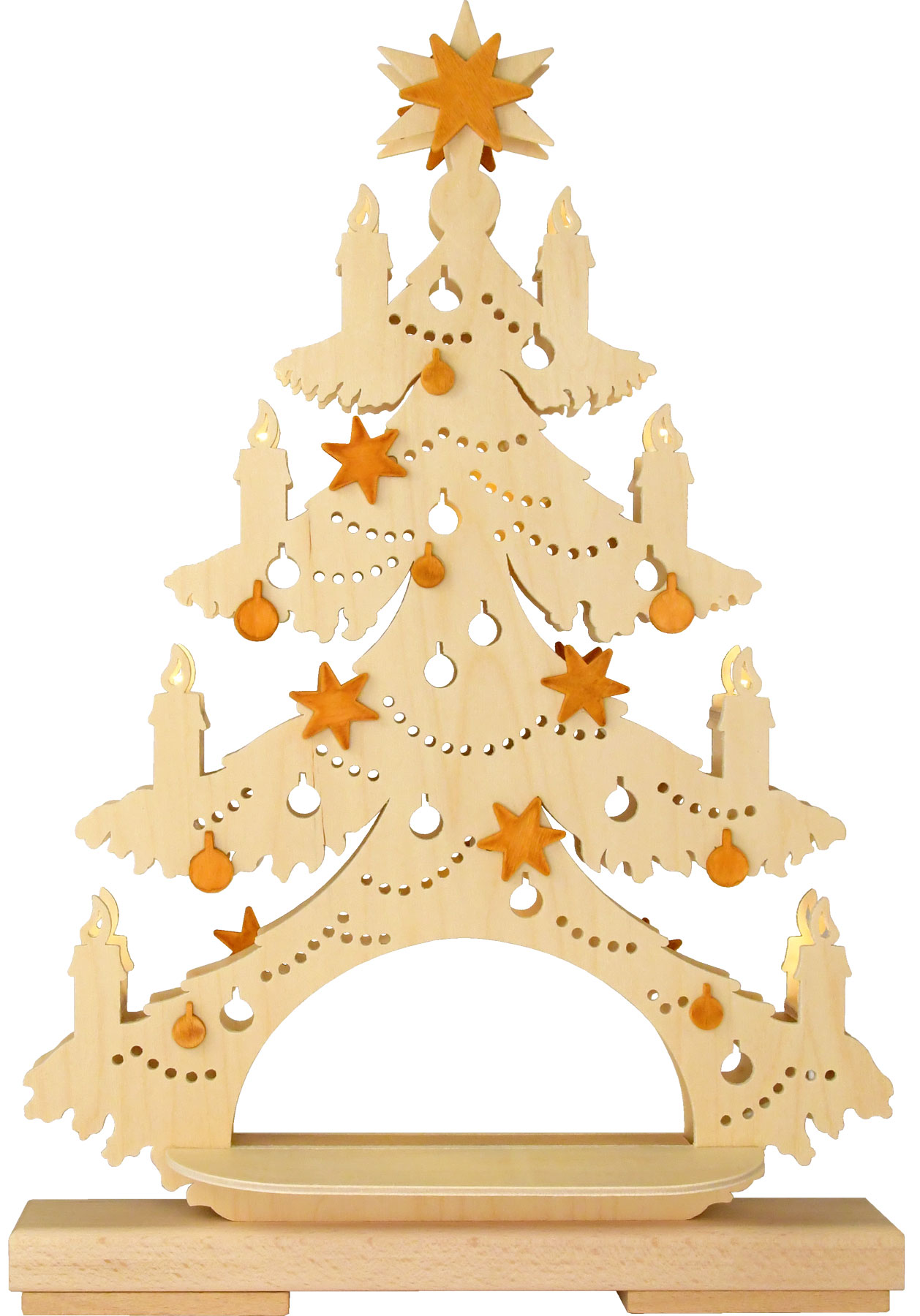 Small fir tree, gift bearer, unassembled