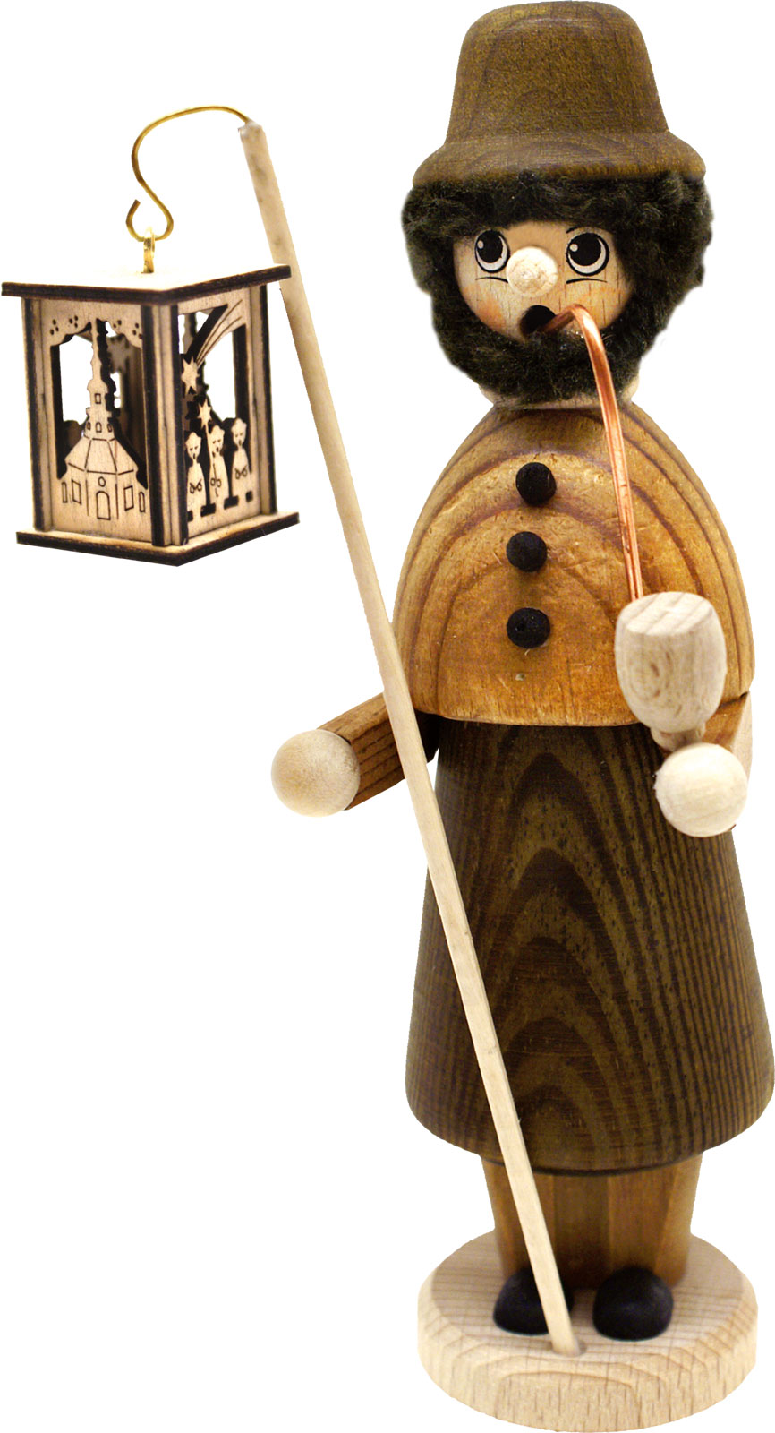 Glazed natural wood, night watchman