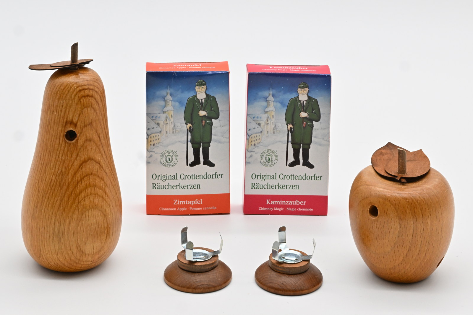 Räucherobst, Birne und Apfel Räucherobst, Birne und Apfel