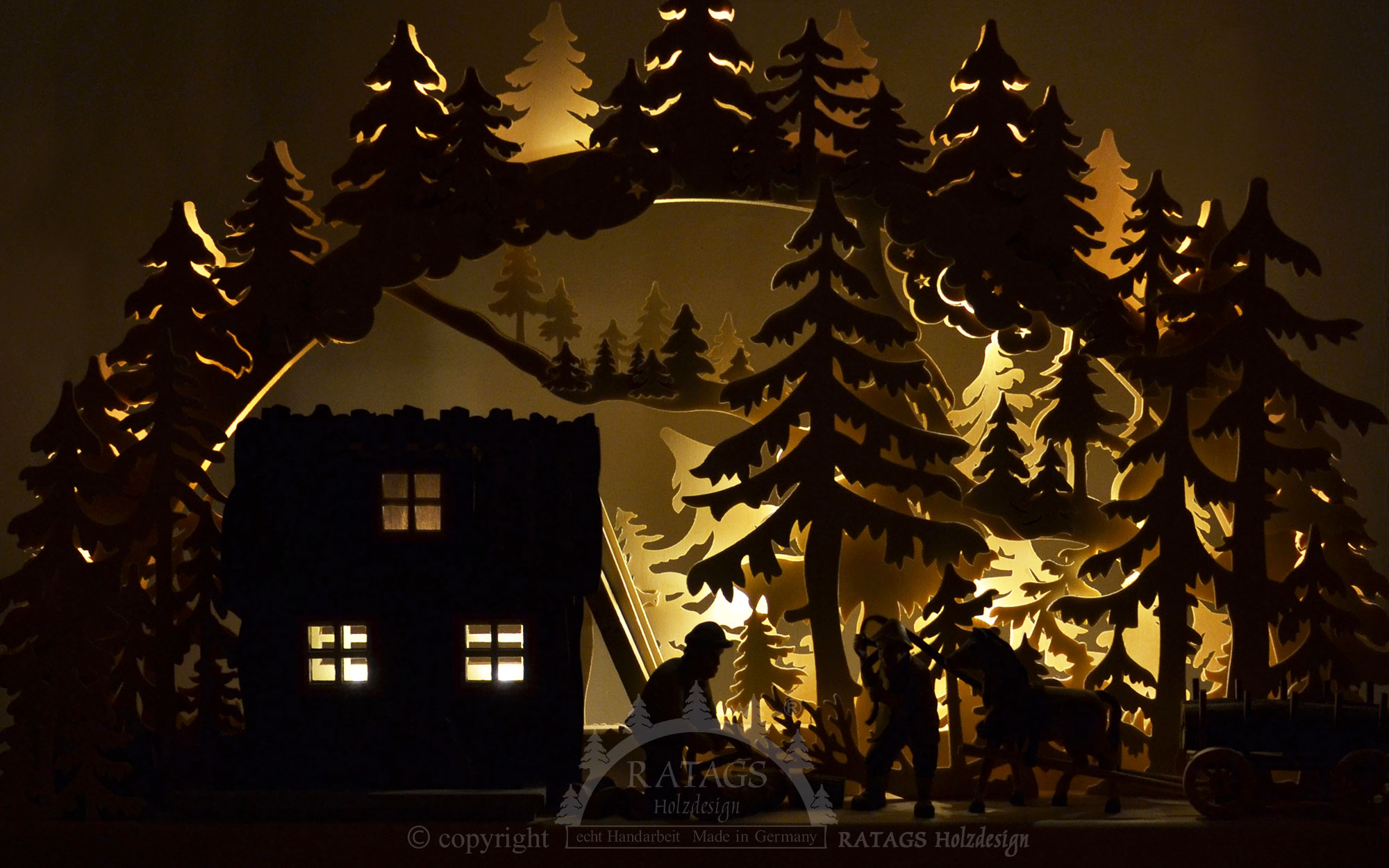 3D-Schwibbogen mgr., Sägemühle