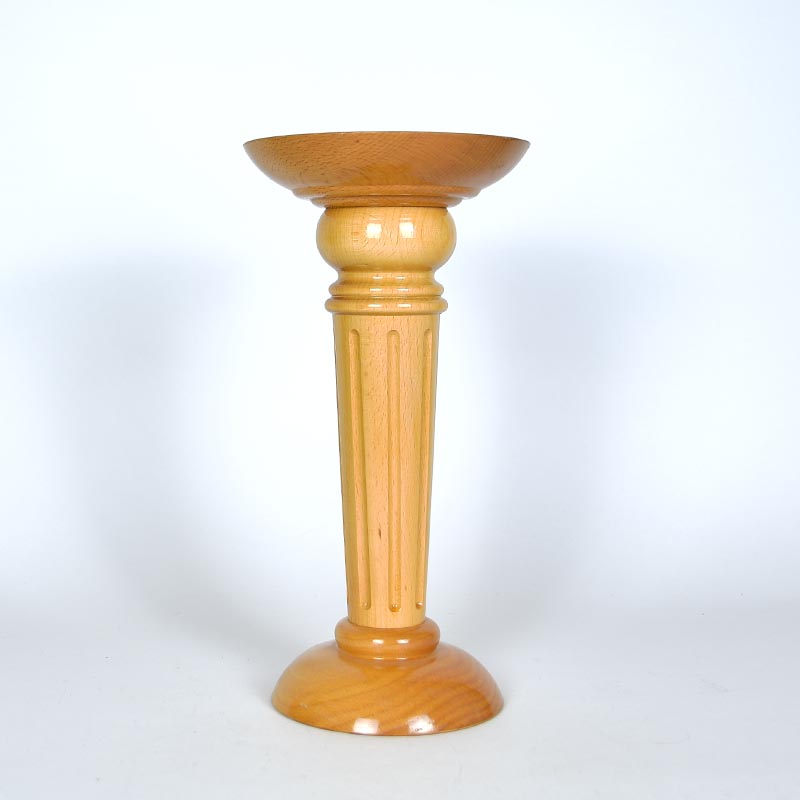 Multi-purpose column, fluted, natural