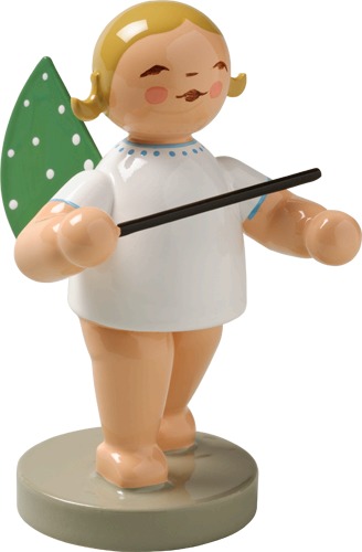 Engel mit Taktstock blondes Haar