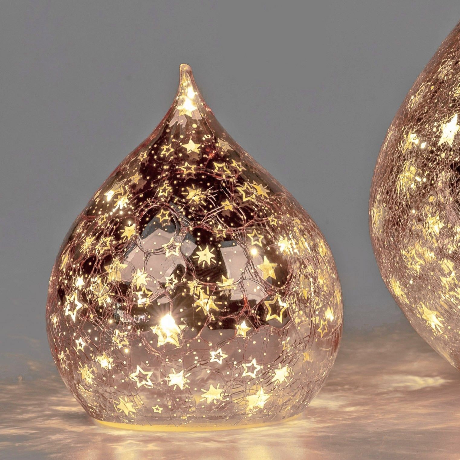 Decorative drops 16 star rose.