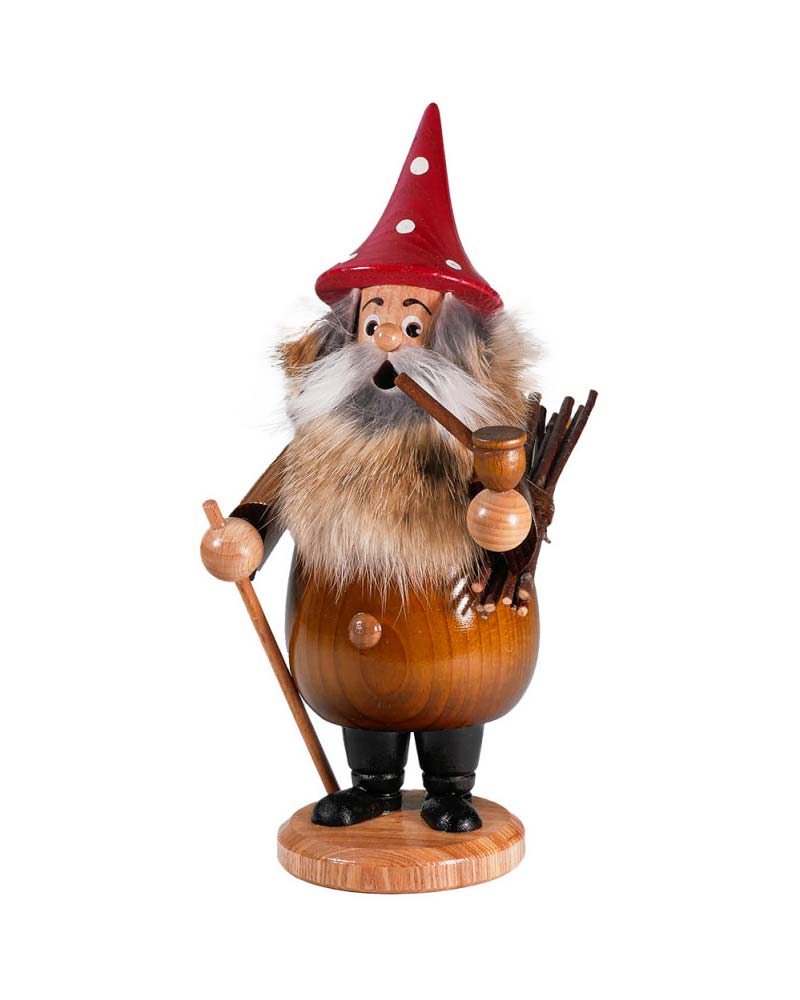 Brown root dwarf with red hat