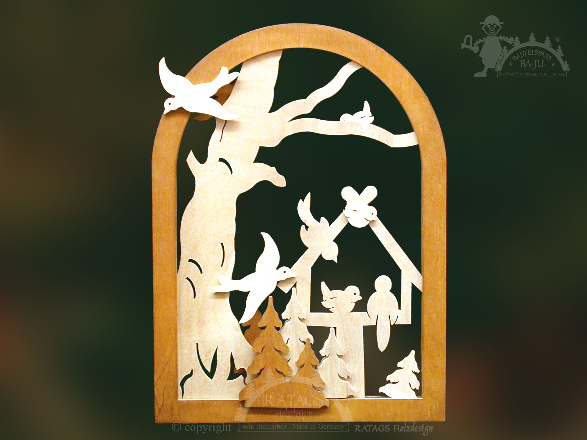 BS FB-3D-Raumdeko, Vogelhaus BS FB-3D-Raumdeko, Vogelhaus