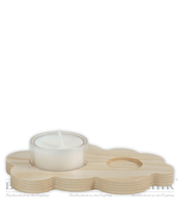 Cloud with tea light holder