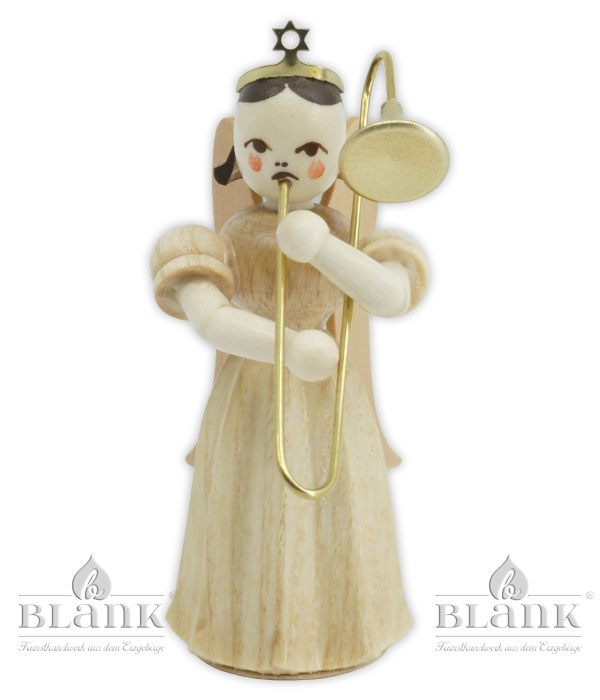 Pleated skirt angel trombone