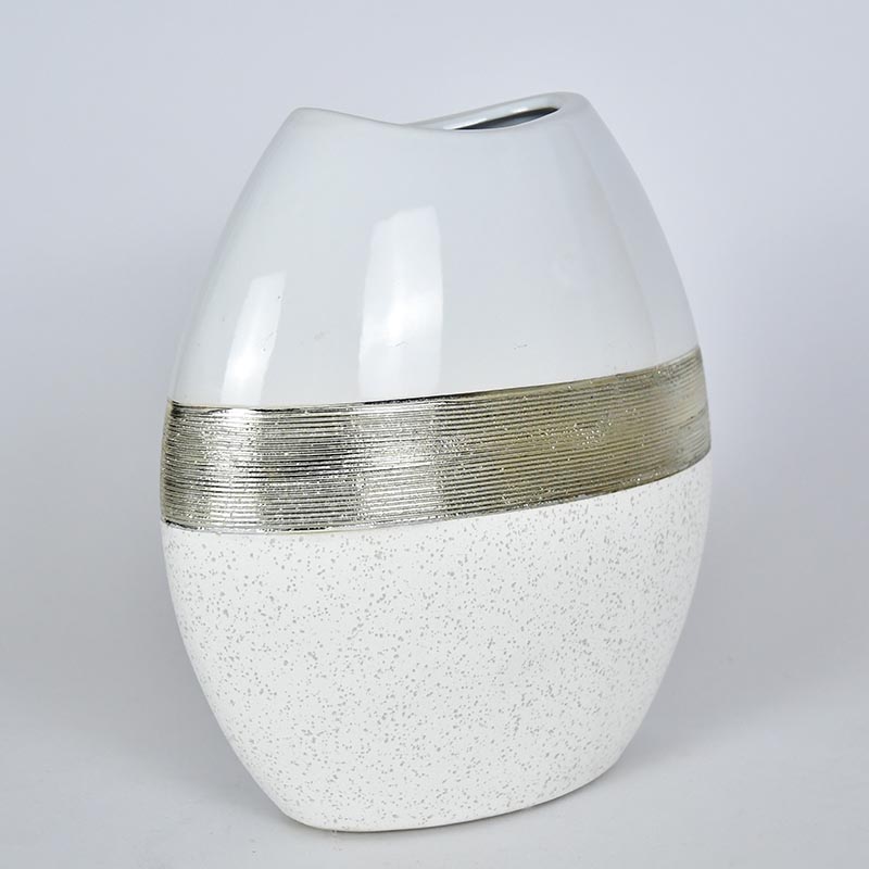 Vase 25cm Goldband