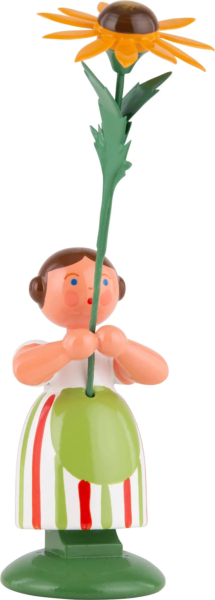 Girl with yellow sun hat