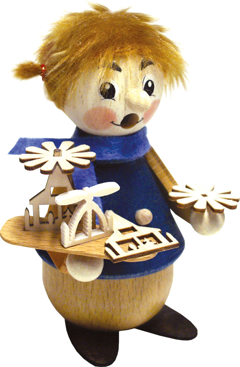 Ore Mountain girl with pyramid short clogs