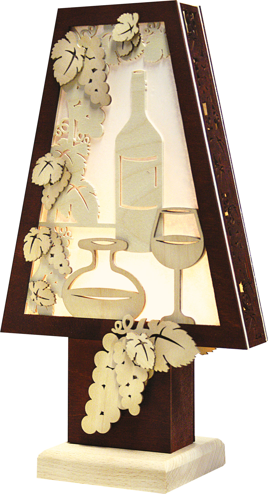 Romantikleuchte, Wein, natur, braun Romantikleuchte, Wein, natur, braun