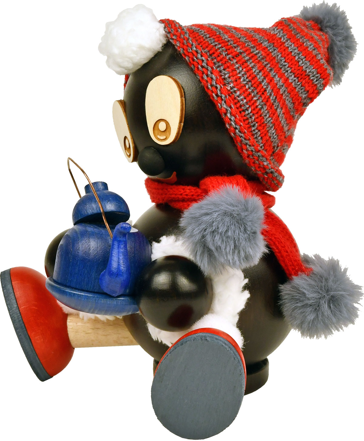 Pitti Räucherfigur klein, mit Teekanne Pitti Räucherfigur klein, mit Teekanne