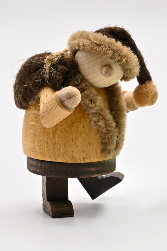 Walki Weihnachtsmann, braun H 6 cm Walki Weihnachtsmann, braun H 6 cm