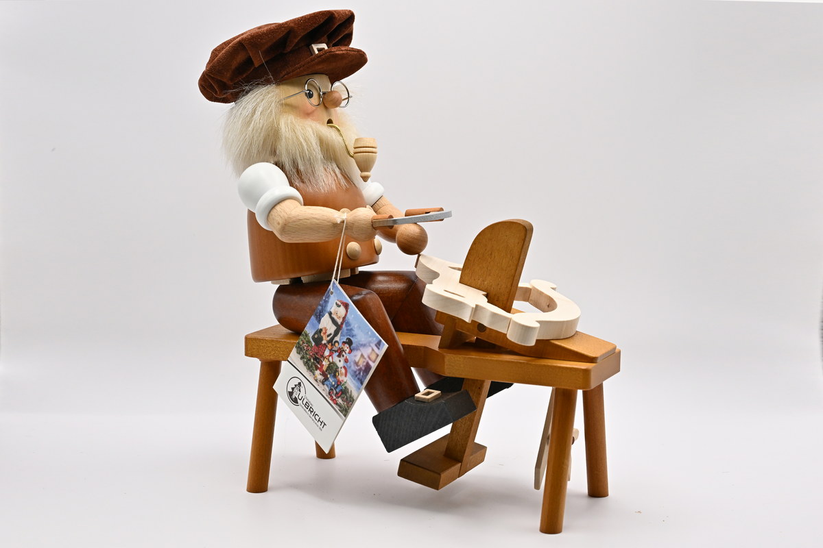 Räuchermänner Schnitzer natur H 27,0 cm