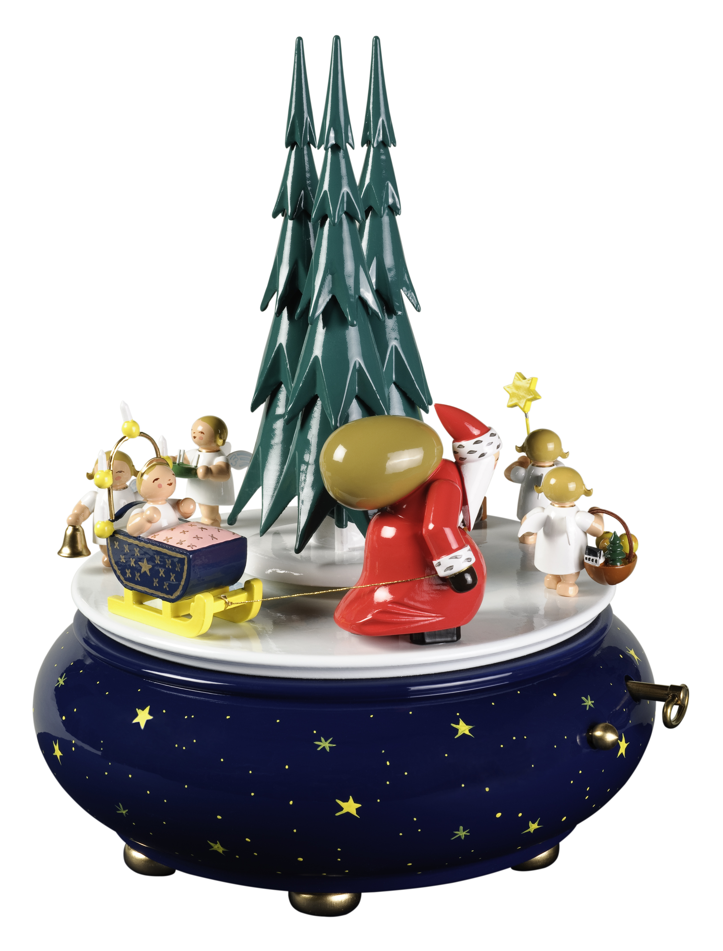 Spieldose Weihnachtszug a) Stille Nacht