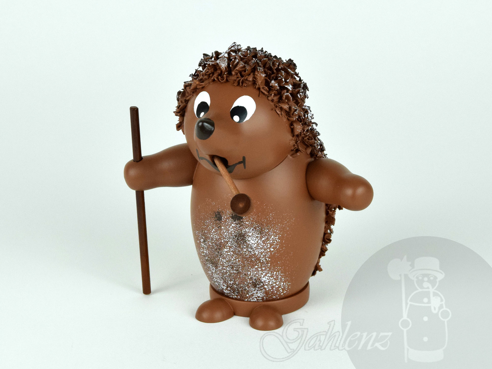 Incense burner, hedgehog, H 13.5 cm