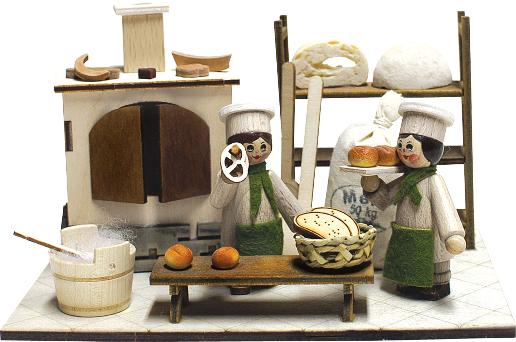 Rookhuis, bakkerij, 2 bakkers