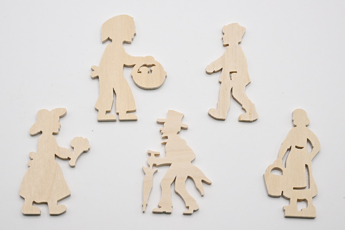 Figurenset zum Basteln, 5-teilig